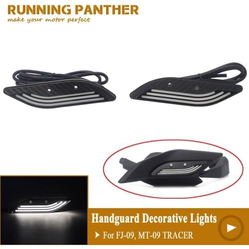 NEW Motorcycle hand guard Decorative lights Knuckle Guard LED Kit For YAMAHA FJ-09 MT-09 MT09 TRACER 2014 2015 2016 2017