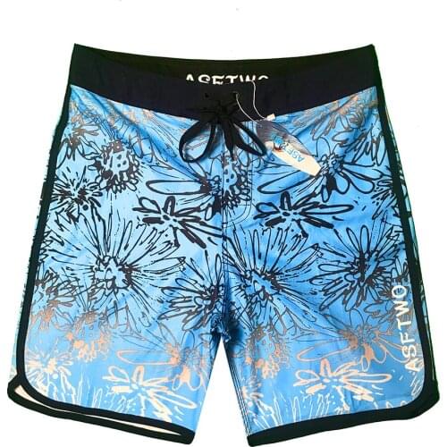 Colorvalue Waterproof Boardshorts Swim Trunks New Men Quick Dry Striped Beach Shorts Ice Silk Fabric Male Bandage Swimsuit