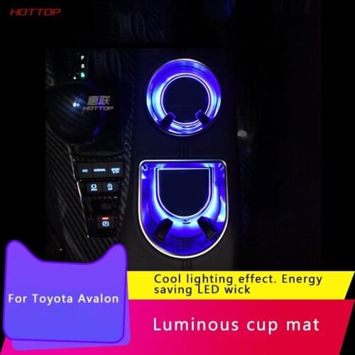 For Toyota Avalon 2019 2020 Central Control Luminous Coaster Creative Storage Tank Car Inner Ambience Light