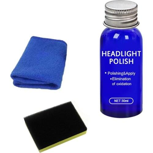 30/10ML Car Headlight Repair Coating Solution Repair Kit Oxidation Rearview Headlight Car Wax Anti-scratch Liquid TSLM1