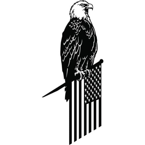 Steel Freedom Eagle Decoration Wrought Iron Owl Backyard Garden Tree Decoration Eagle Yard Art Decor Outdoor Backyard Lawn