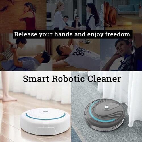 1pcs Home Automatic Robot Smart Wireless Sweeping Vacuum Cleaner Dry Wet Cleaning Machine Charging Intelligent Vacuum Cleaner