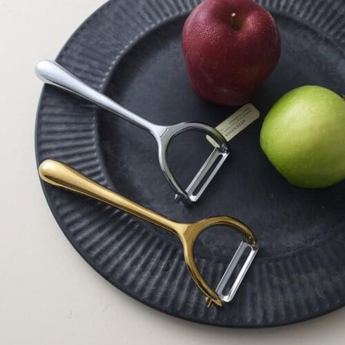 Gold Fruit Peeler Zinc Alloy Vegetable Fruit Peeler high quality Potato Apple Carrot Peeler Kitchen Accessories Gadgets