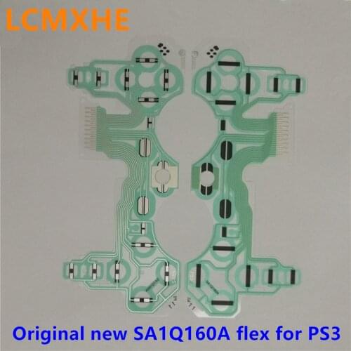 100pcs original SA1Q160A Ribbon Circuit Board PCB Contact Pad flex cable for PS3 wireless Controller Repair part Replacement