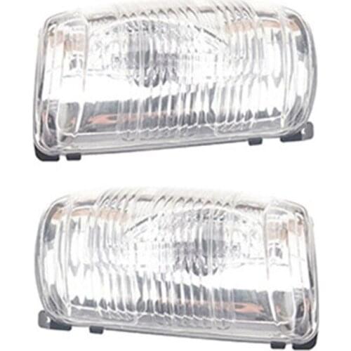 1847387 1847389 Door Wing Mirror Indicator Lens Cover Clear Right Left Driver Passenger Side Compatible for Ford-Transit