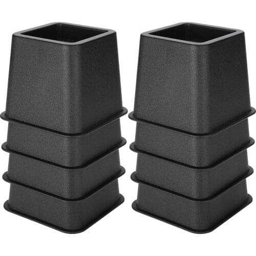 8PCS Practical Durable Portable Creative Table Feet Cover Furniture Riser for Bed Furniture