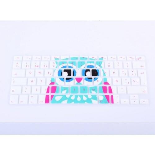 Animal Euro Spanish Fonts Keyboard Cover Protector Silicone Skin (20pcs) For All MacBook Air 13 Pro 13 15 Retina Laptop
