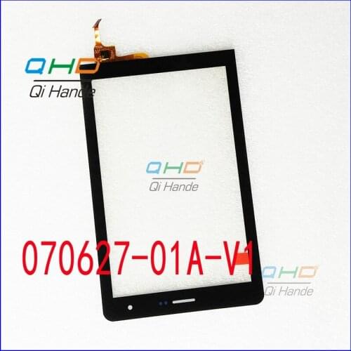 Black New 7'' inch Capacitive Touch screen panel digitizer sensor for 070627-01A-V1 Tablet PC CTP070627-02 153405A