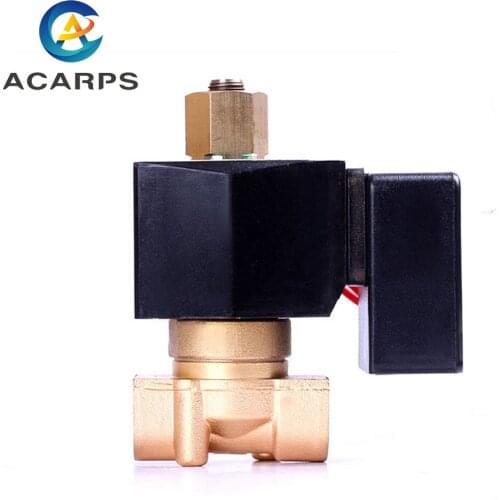 3/8" Energy Saving Normally Open Brass Solenoid Valve On-Off Valve Water Valve 380V 240V 220V 110V 24V 12V