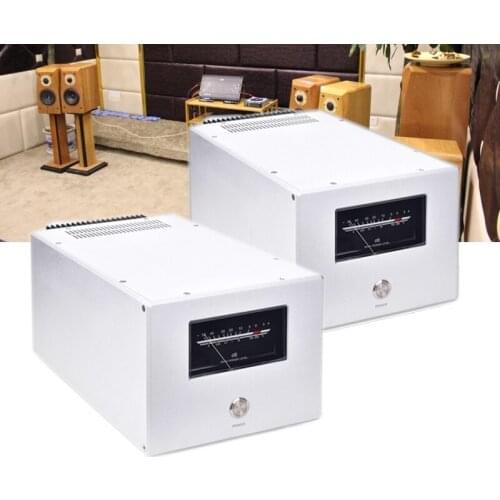 Goldmund Telos 300 line, split dual mono pure rear stage power amplifier, frequency response: 10-20kHz; 10-100kHz +/- 0.8dB