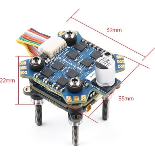 IFlight SucceX-D Mini F7 TwinG Stack with F7 TwinG V2.0 Flight Controll/SucceX Mini 55A 2-6S 4-in-1 ESC 600MW VTX For Quadcopter
