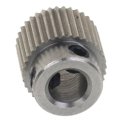 Mk7 MK8 Drive Gear 36 Tooth Stainless Steel Bore 5mm Extruder Stepper Motor Feeding Gear Pulley Extrusion Wheel For 3D