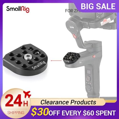 SmallRig Mounting Plate for Zhiyun Weebill LAB Gimbal Feature with Thread Holes for Microphone Monitor attach 2275