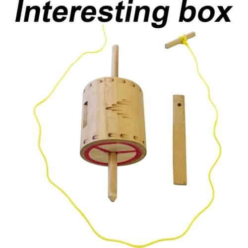 New creative pull string bamboo top nostalgic mechanics educational toys boys and girls bamboo environmental protection