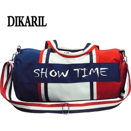 Dikaril New Gym Bag Men Travel Sports Bags For Fitness Shoulder Bag Shoes Storage Women Sac De Sport Homme Yoga Training Handbag