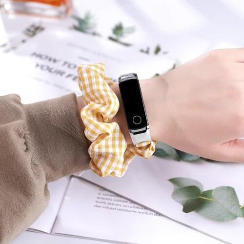 Rubber Bands for honor band 5 4 Elastic hair replacement Bracelet for honor band 4 Accessories for girls gifts