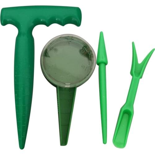 4Pcs/Set Seedlings Garden tool Adjustable Size Seed Sowing Seedlings Hole Puncher Garden Plant Seeder Planting Tools kit Seeder