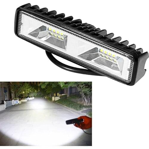 LED Headlights 12-24V Car Motorcycle Truck Boat Tractor Trailer Offroad Work Light 48W Engineering Light Spotlight Accessories