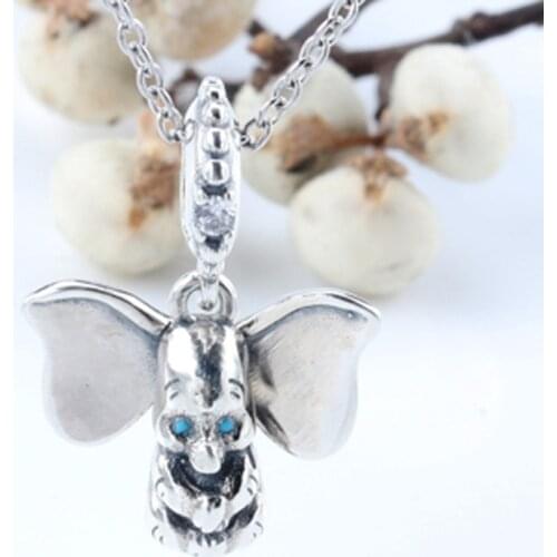 Bewill S925 Sterling Silver Dumbo Charm Fun Jewelry Bracelet