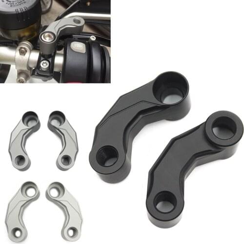 3 Color Mirror Relocation Extension Mount Adapter For BMW R 1200GS LC 2013-2015 Aluminium