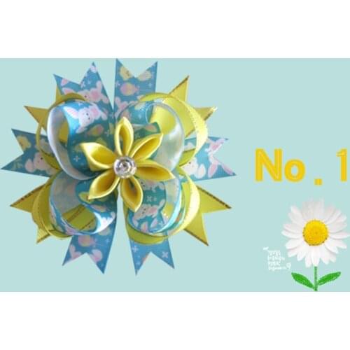 14 Good Girl Costume Boutique 4.5 Inch Romantic Hair Bows Clip 66 No