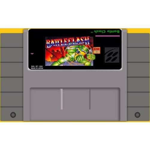 Battleclash 16 bit Big Gray Game Card For USA NTSC Game Player