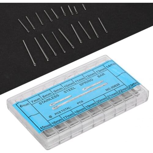 18 Sizes Metal Spring Bar Steel Watch Band Linking Pin Strap Connection Accessory 6-23mm For Connecting the Steel Watch Straps