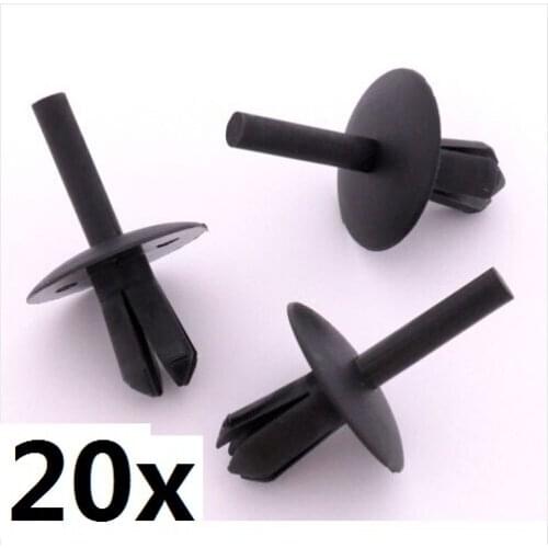 20x For Iveco Kunststoffverkleidung Clips- Niete fur stobstange,schilde,schutz,rad