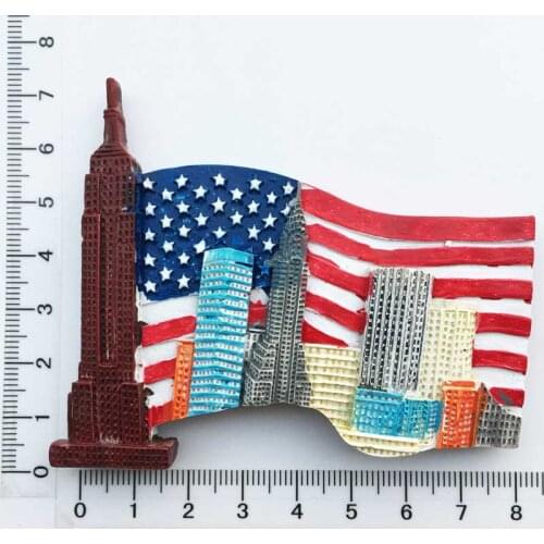 American element travel souvenirs painted crafts magnetic stickers refrigerator