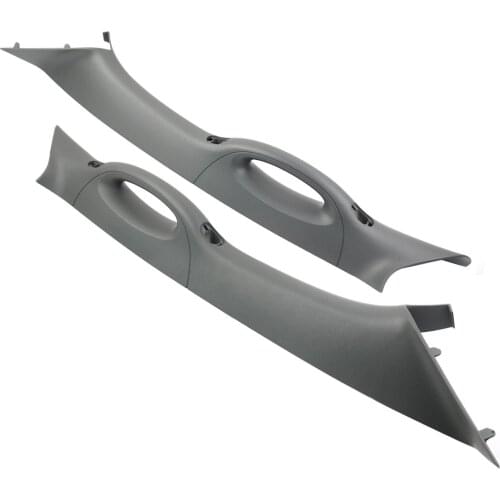 AP03 2PCS Left + Right Gray Interior Winshield Pillar Trim for Ford F-150 2004-2008 4L3Z1503599AAB 4L3Z1503598AAB