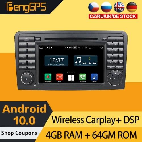 Android Radio For Mercedes Benz ML CLASS W164 Autostereo Touchscreen CD DVD Player Multimedia GPS Navigation DSP Carplay Unit