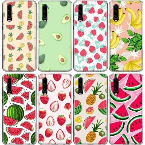 Banana watermelon fruit summer Phone Case For Huawei Honor 10 9 Lite 8A 8X 8S 7A 7X 9X 20 10i Y5 Y6 Y7 Y9 V20 V30 Pro Cover Coqu