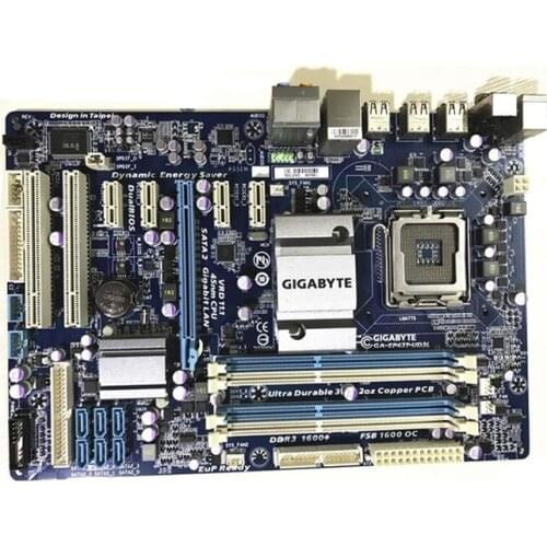 For Gigabyte GA-EP43T-UD3L Original Used Desktop Motherboard EP43T-UD3L P43 LGA 775 DDR3 SATA2 USB2.0 ATX P5P43TD PRO