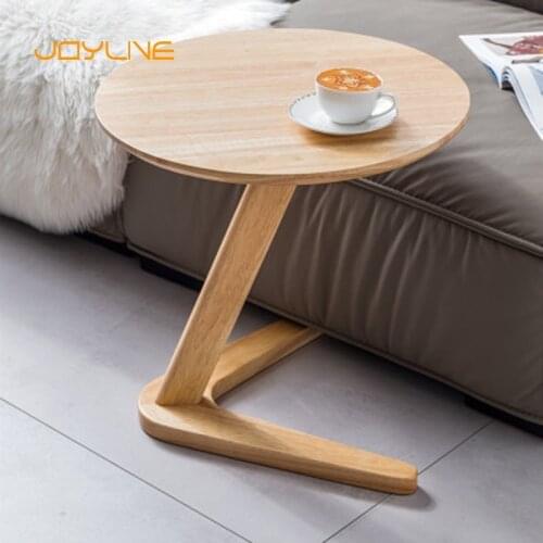 JOYLIVE Home Side Table Furniture Round Coffee For Living Room Small Bedside Design Table End Sofaside Minimalist Small Desk