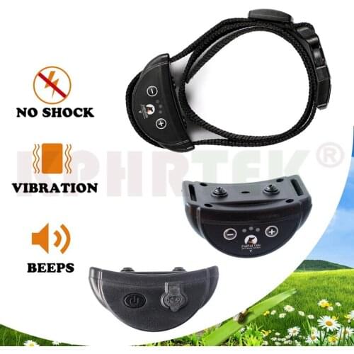 Vibration Dog No bark Electronic Collar 258V with Beeper and Vibration Function for Stop Bark Dog Training Colalr 15-28nf