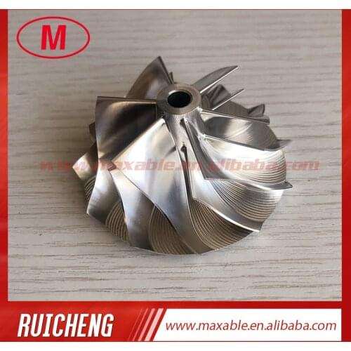 GT28 6+6 blades 47.10/61.98mm high performance turbo billet/milling/alumimun 2618 compressor wheel