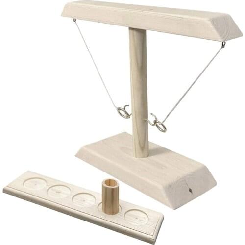 Hot Drinking Game Toy Wooden Ring Toss Game Toss Hook Board Games Montessori Toy For Children Adult Party Home Interactive Game