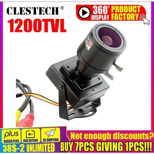 New Product Mini Manual focusing 2.8m-12mm 1200TVL Djustable Lens Color Video HD CCTV Security Surveillance Zoom Camera Metal
