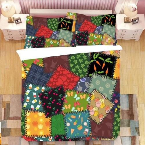 Geometric Plaid Bedding Set Duvet Cover Bed King Queen Size Bed Set Pillowcase Comforter bedding Sets