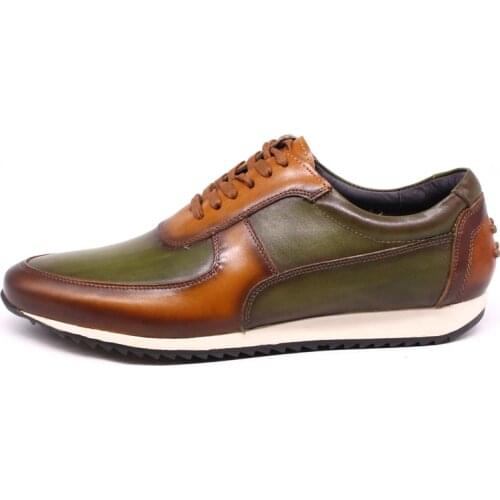 Large Size 7 To 15 Men Real Leather Casual Shoes Handmade Lace Up Oxford Mens Sneakers Breathable Driving Flat Shoe Luxury Brand