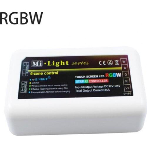 Miboxer 2.4G 4-Zone Wireless RF Wireless single/RGB/RGBW LED Controller Dimmer for For 5050 3528 RGBW Led Strip Light bulb la