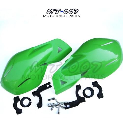 Motorcycle Green 7/8" 22mm Or 1-1/8 28mm Handlebar Hand Guard Handguard For YZF WR YZ125 WR250 YZ250 Free shipping