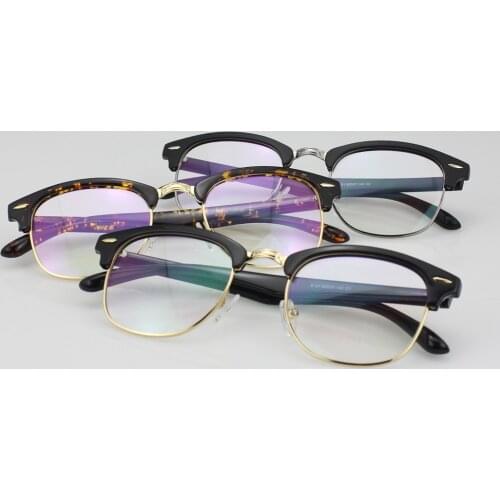 New Brand Eyeglasses Frame Men Women Retro Glasses Computer Optical Myopia Eye Glasses Frame 131 (50-27-145)