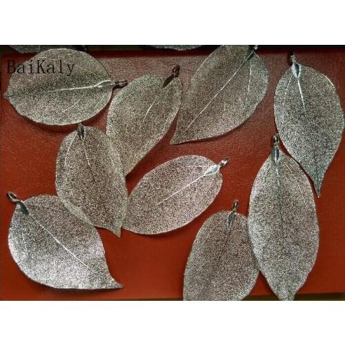 Wholesale Leaf Charms for women earrings necklace Jewelry Making pendants findings leaf charms diy Handmade jewelry accessories