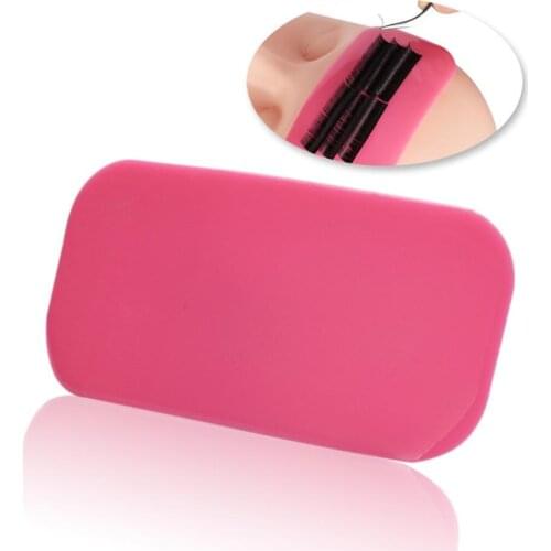 Women Reusable Travel Eyelash Stand Silicone Pad Grafting Lash Extension Holder Cosmetic Tool Good Adsorbability soft