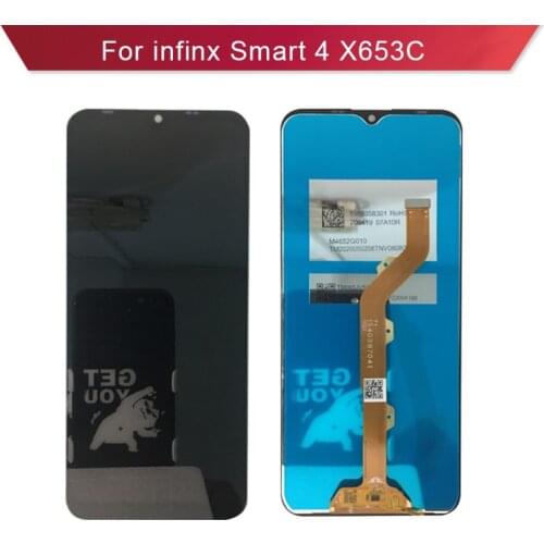 High Quality LCD Screen For Infinix Smart 4 X653 X653C LCD Display Touch Screen Digitizer Complete Assembly Replacement