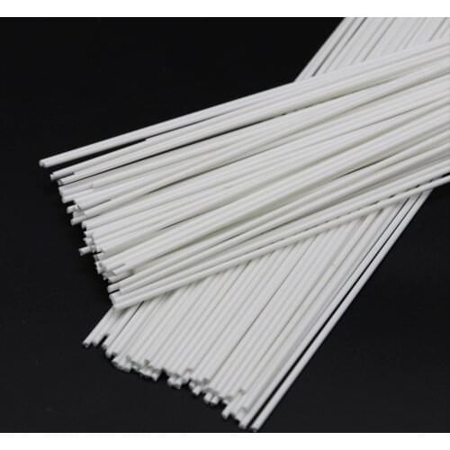 1*1mm white round stick ABS plastic model toy round stick length 50cm sand table DIY diorama landscape architecture train 100pcs