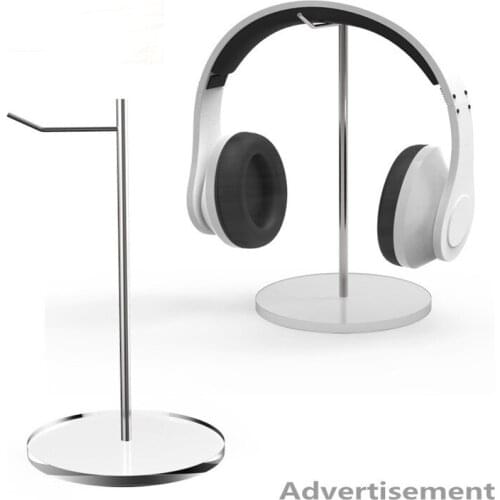 10 PCS/PACK) Acrylic Headphone Stand Holder Hanger Gaming Headset Dock Bracket Desktop Display Rack