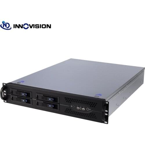 19inch 2U rack-mount server huge storage case HS2570 hot-swapped chassis 4HDD bays