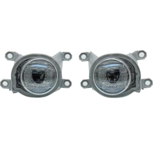 2Pcs Fog Light Heat Resistant Super Bright ABS Front Bumper LED Fog Driving Lamp Replacement for Toyota CHR Corolla LEVIN 2020